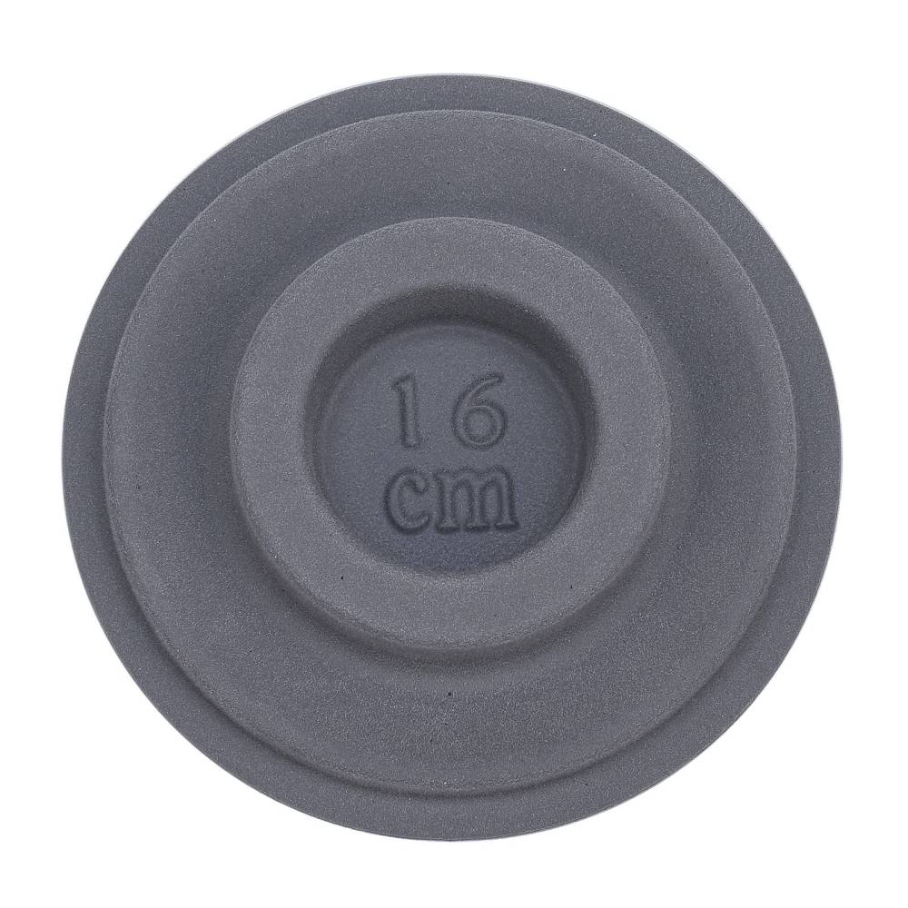 Kralenbord Rond Armband Grijs 16cm - per stuk