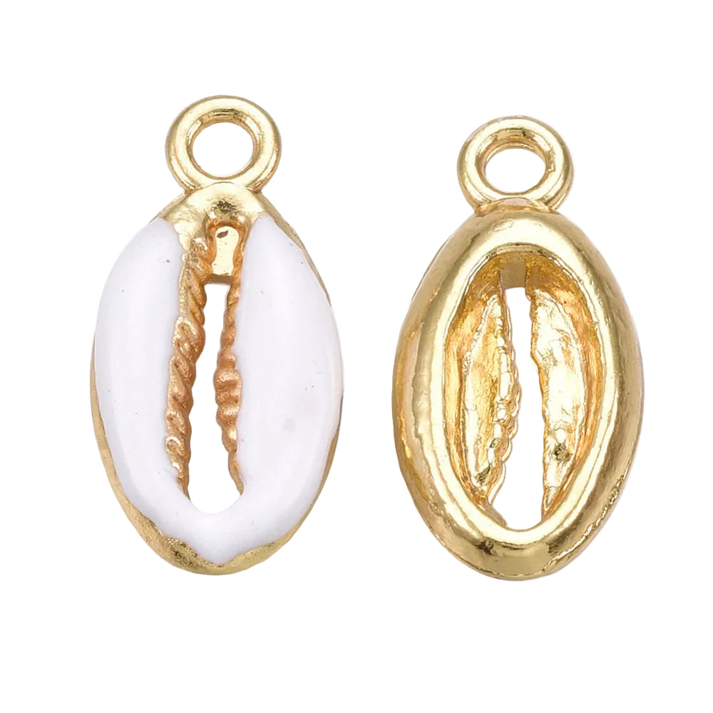 Bedel Kauri Schelp Wit 17mm - per stuk