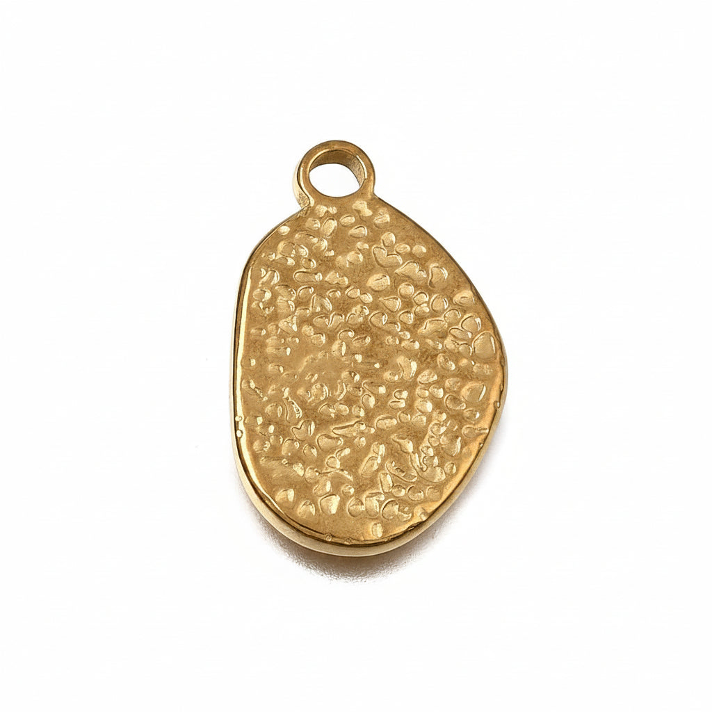 Bedel Schelp Premium RVS Goud 26mm - per stuk