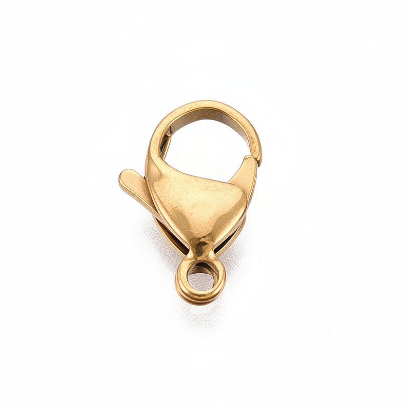 Karabijnsluiting Goud 17mm - per stuk