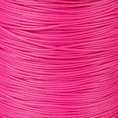 Waxkoord Felroze 0.5mm - per 5 meter