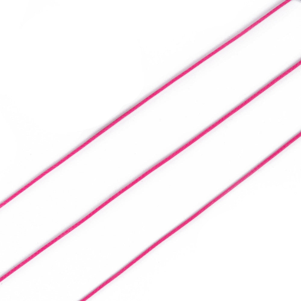 Waxkoord Felroze 0.5mm - per 5 meter