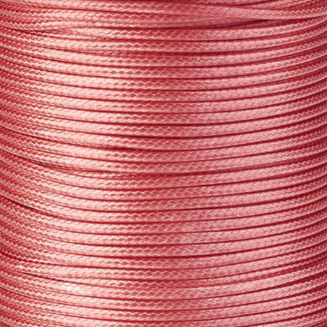 Waxkoord Koraalroze 0.8mm - per 5 meter