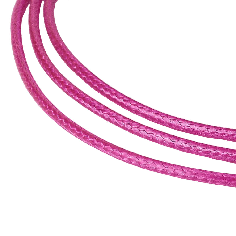 Waxkoord Fuchsia Roze 1mm - per 5 meter