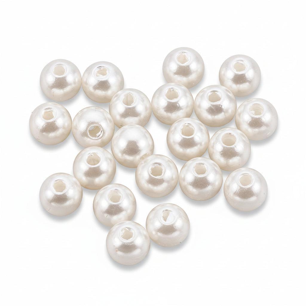 Imitatie Parel Rond Ivoor 16mm - per stuk-Kralen-Kraaltjes van Renate