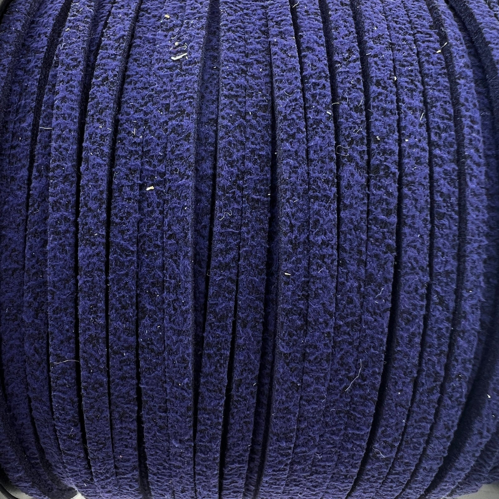 Imitatie suede donkerblauw 3x1,5mm - 2 meter-koord-Kraaltjes van Renate
