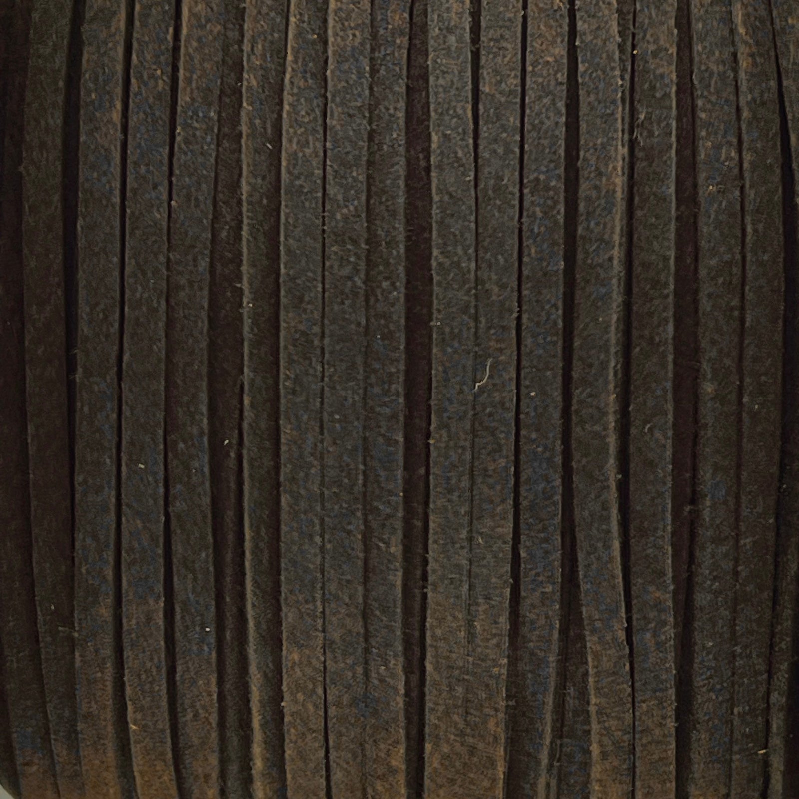 Imitatie suede donkerbruin 3x1,5mm - 2 meter-koord-Kraaltjes van Renate