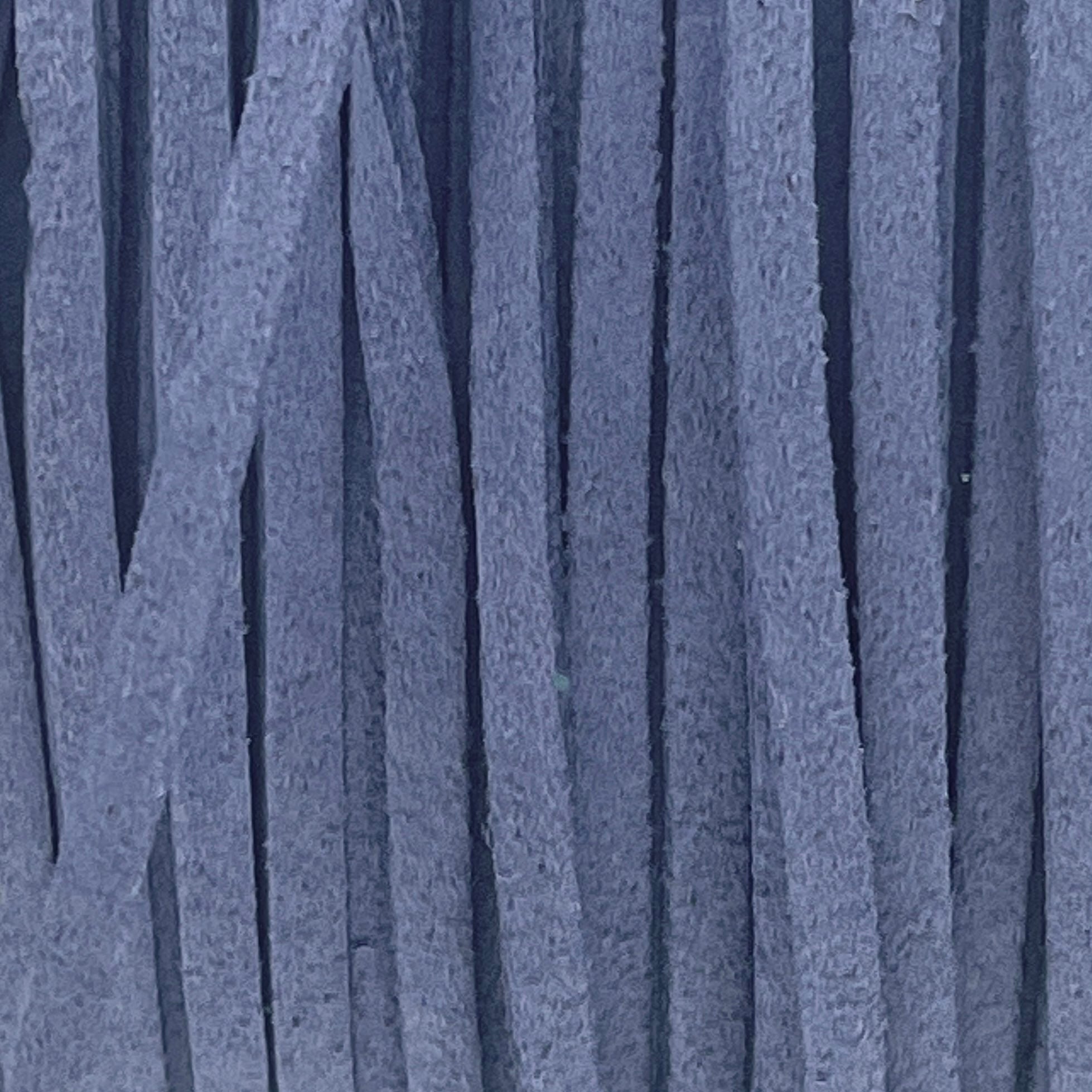 Imitatie suede jeans blauw 3x1,5mm - 2 meter-koord-Kraaltjes van Renate