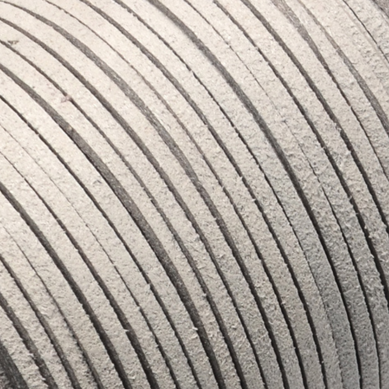 Imitatie suede koord Licht Grijs 3mm - 2 meter-koord-Kraaltjes van Renate