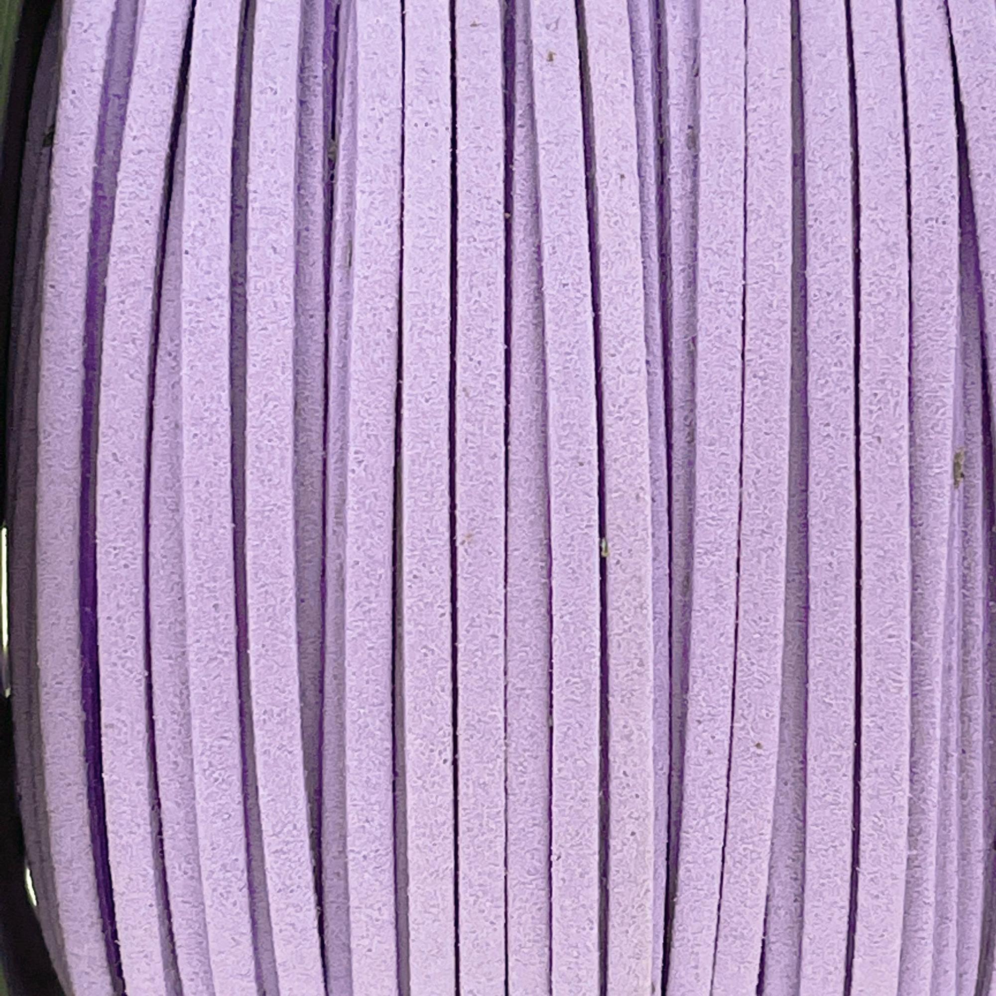 Imitatie suede koord Vintage Roze 2,5mm - 2 meter Imitatie suede koord Vintage Roze 2,5mm - 2 meter