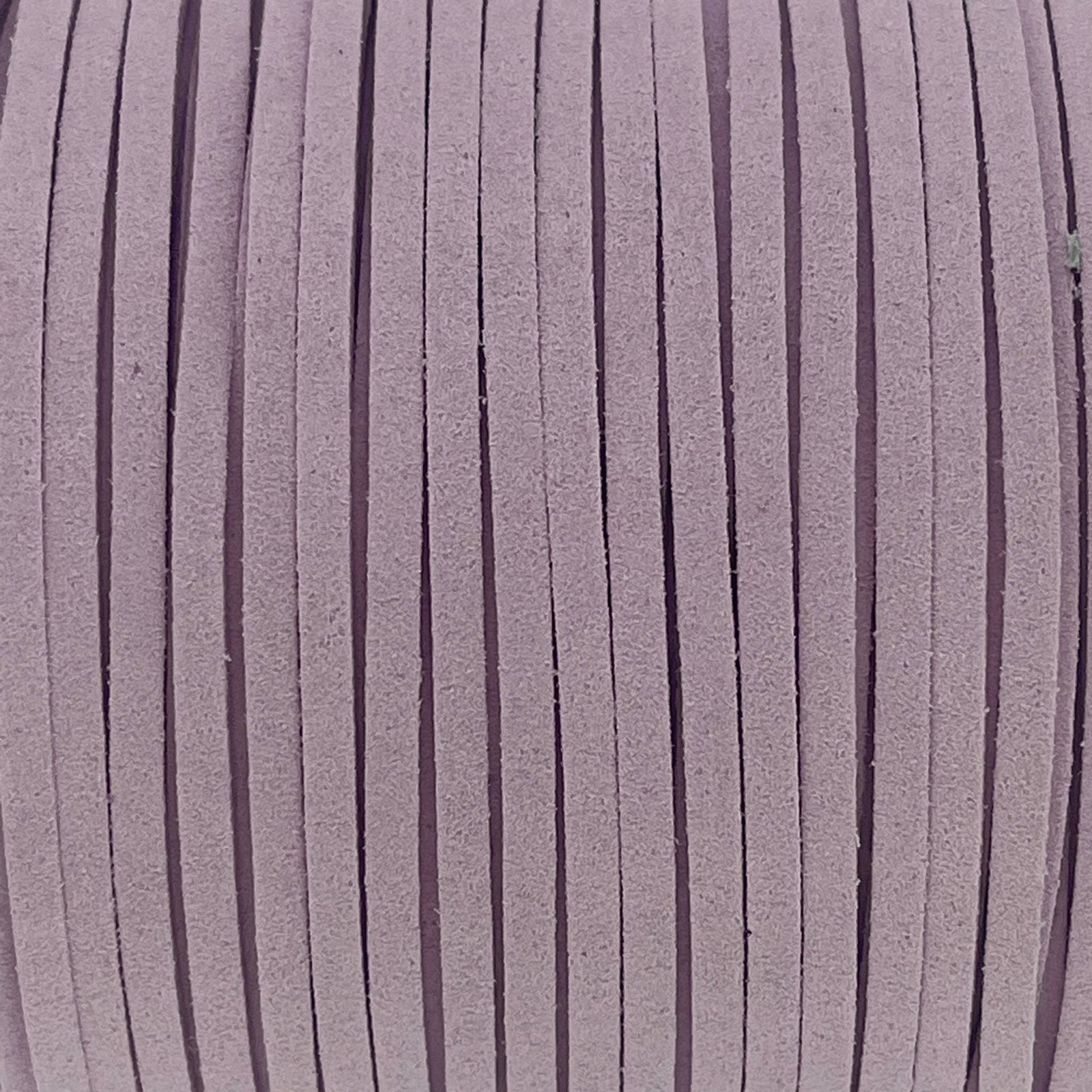 Imitatie suede lila paars 3x1,5mm - 2 meter-koord-Kraaltjes van Renate