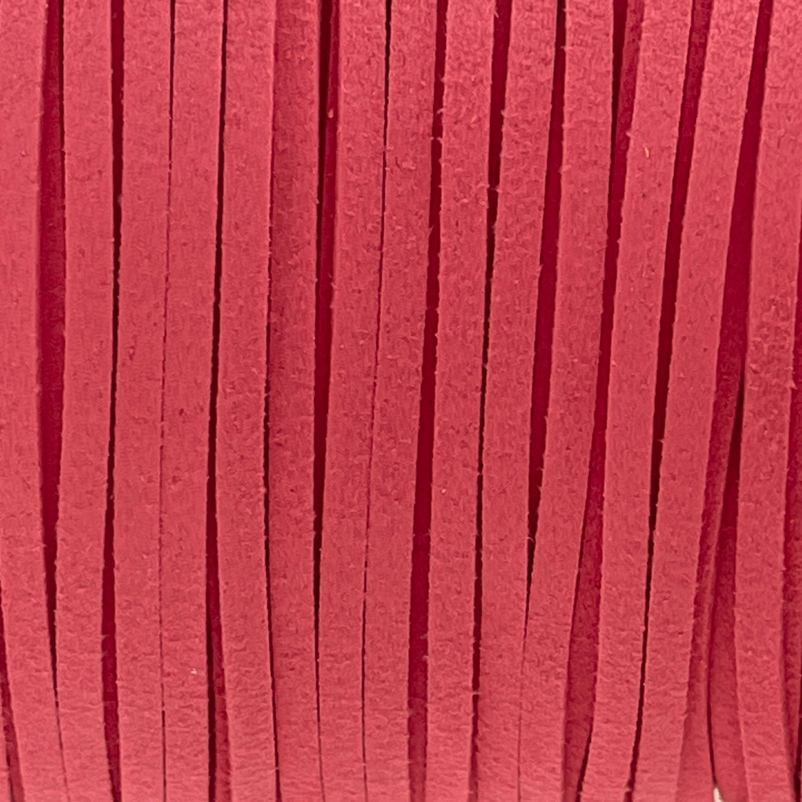 Imitatie suede roze 3x1,5mm - 2 meter-koord-Kraaltjes van Renate
