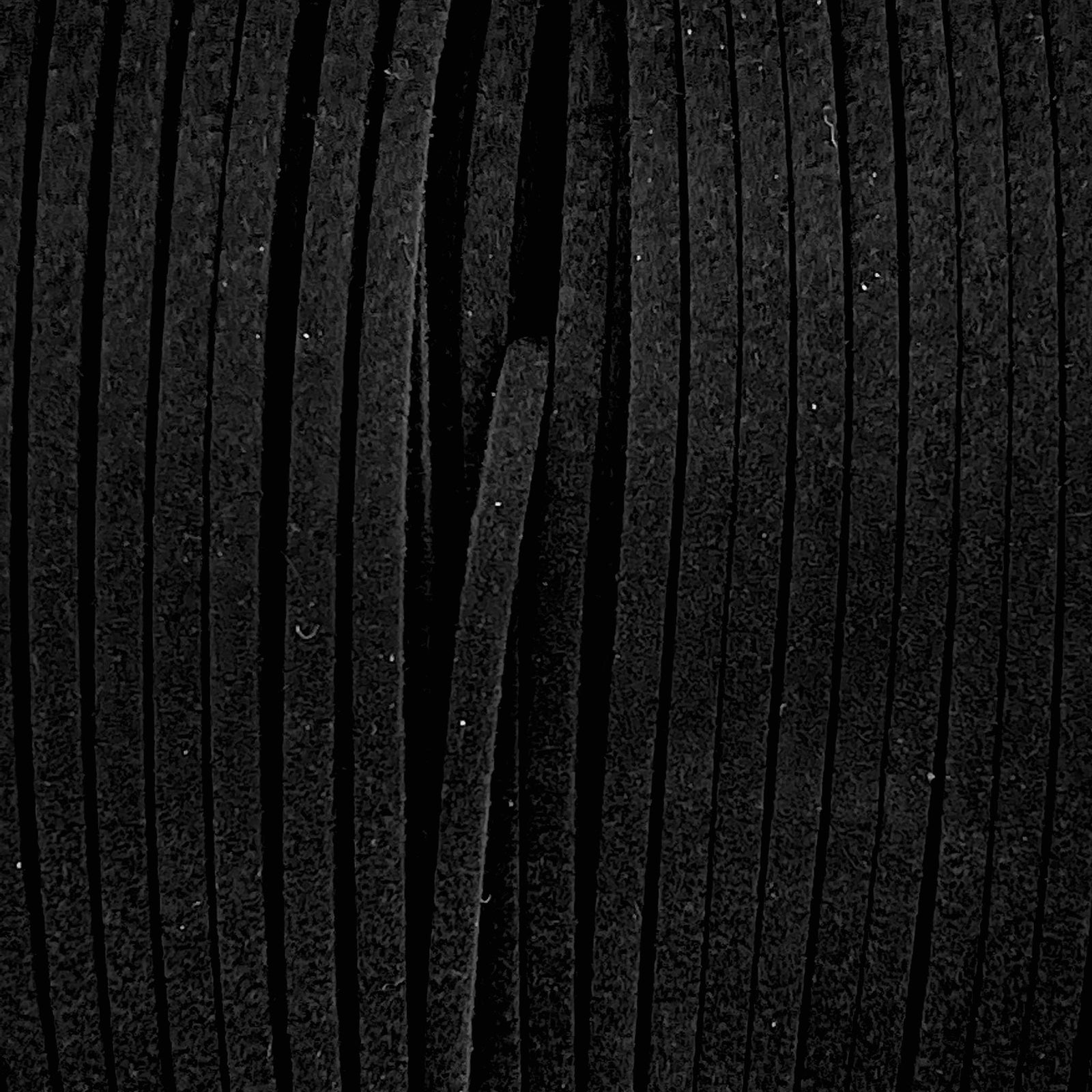 Imitatie suede zwart 3x1,5mm - 2 meter-koord-Kraaltjes van Renate