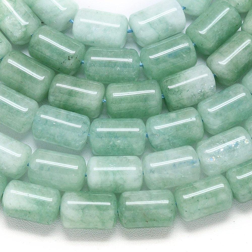 Jade kraal ovaal Zeegroen 8x12mm - per stuk-Kralen-Kraaltjes van Renate