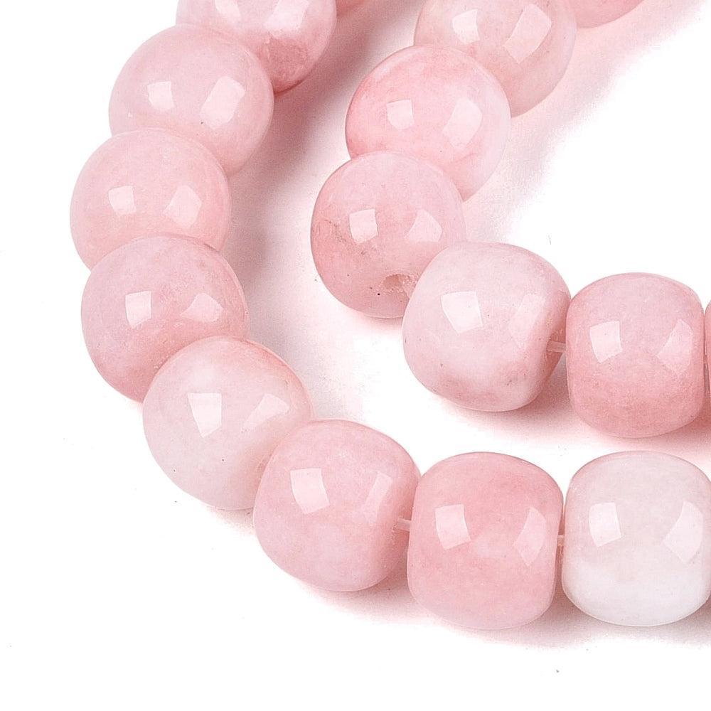 Jade kraal rond Misty Rose 10mm - per stuk-Kralen-Kraaltjes van Renate