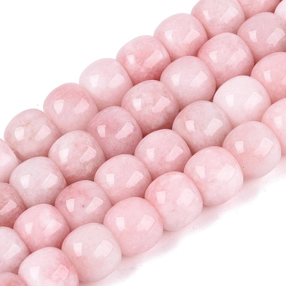 Jade kraal rond Misty Rose 10mm - per stuk-Kralen-Kraaltjes van Renate