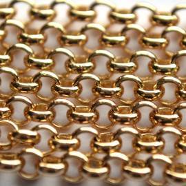 Jasseron goud 2mm - prijs per 10cm-Kraaltjes van Renate