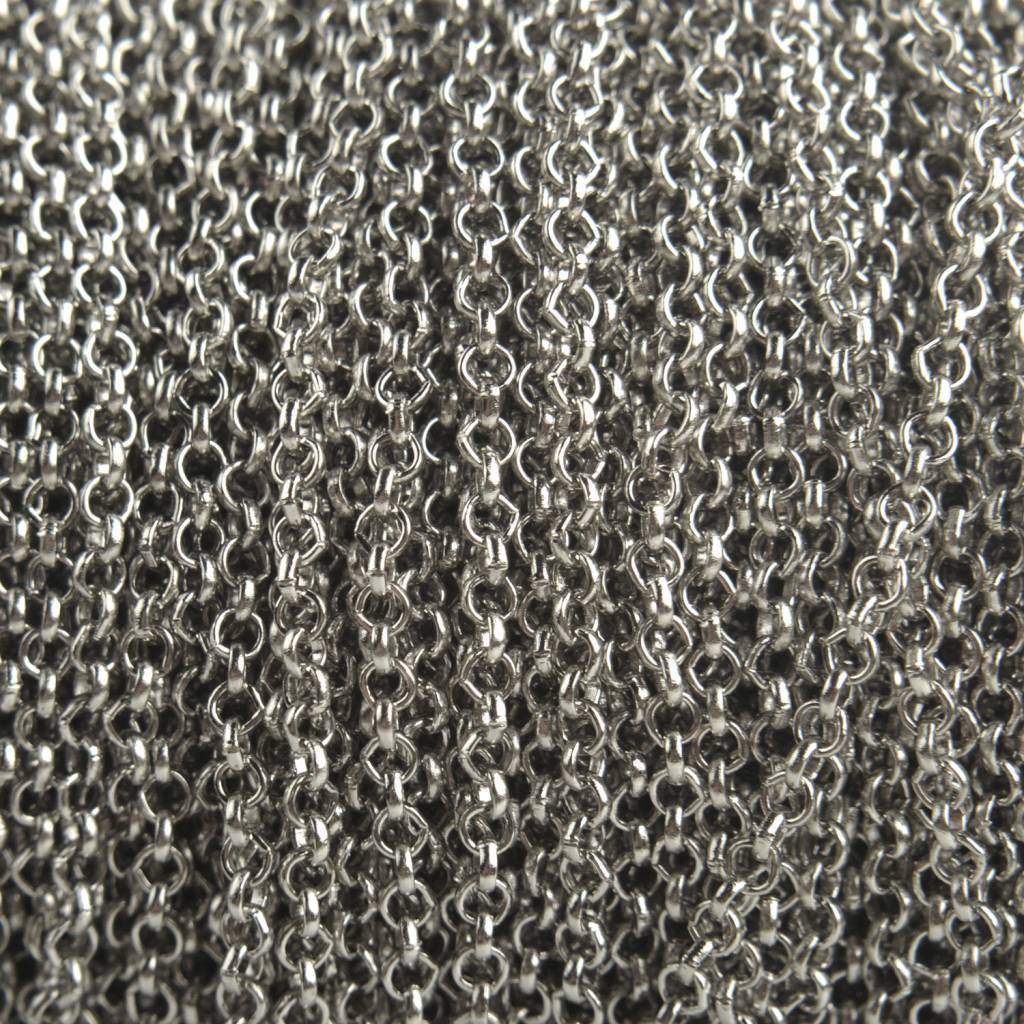 Jasseron ketting rond 2mm - per meter-Kraaltjes van Renate