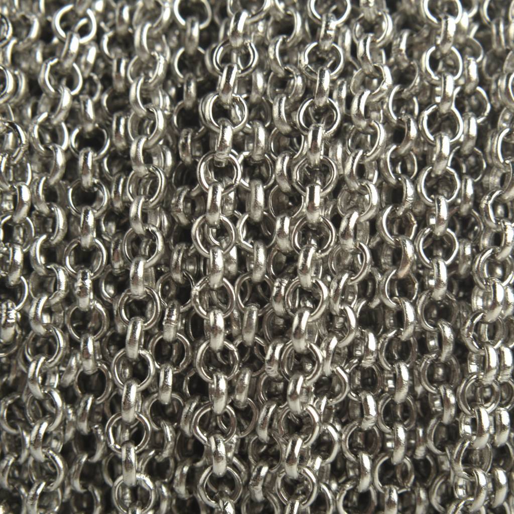 Jasseron ketting rond 3mm - per meter-Kraaltjes van Renate