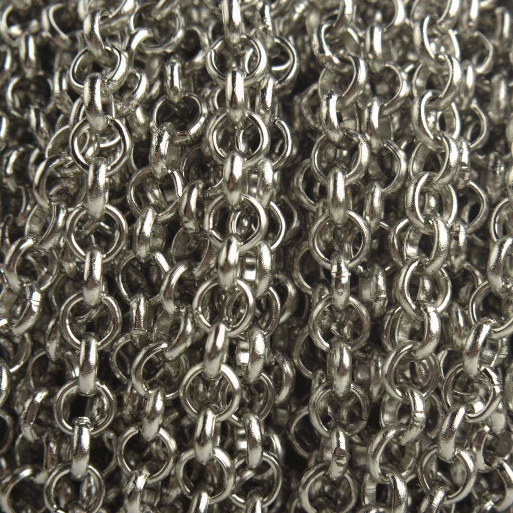Jasseron ketting rond 5mm - per meter-Kraaltjes van Renate