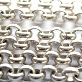 Jasseron mat zilver 2mm - prijs per 10cm-Kraaltjes van Renate