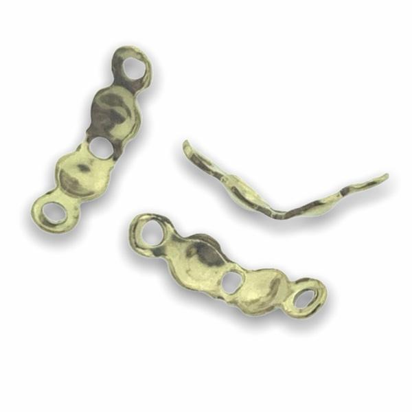 Kalotje RVS goud 5x2,5mm-Kraaltjes van Renate