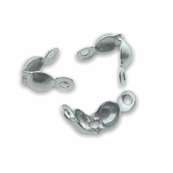 Kalotje RVS zilver 7x8,5mm-Kraaltjes van Renate