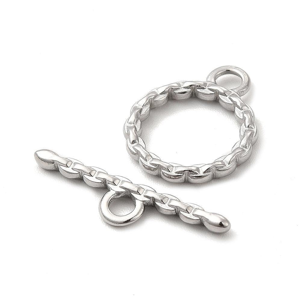 Kapittel RVS Zilver 17mm - per stuk-Sluitingen-Kraaltjes van Renate