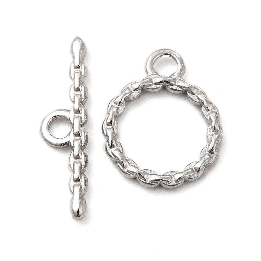 Kapittel RVS Zilver 17mm - per stuk-Sluitingen-Kraaltjes van Renate