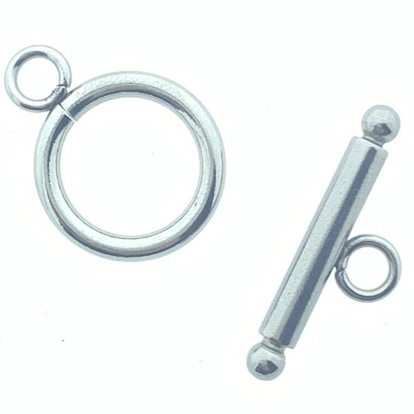 Kapittel slot zilver RVS 22x14mm-Kraaltjes van Renate