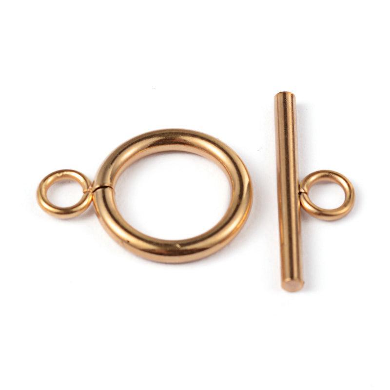 Kapittelsluiting Premium RVS Goud 16x12mm - per set (kopie)-Sluitingen-Kraaltjes van Renate