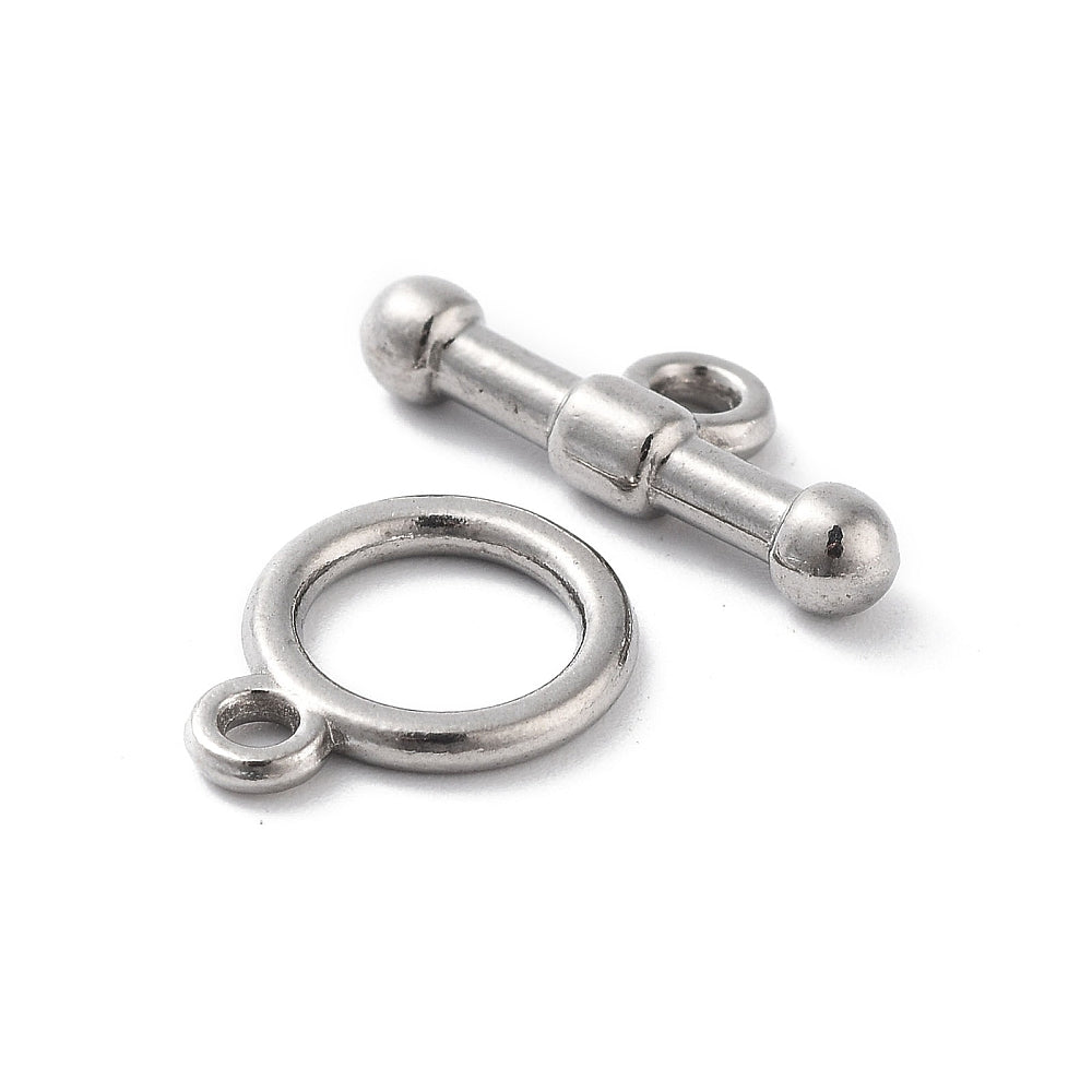 Kapittelsluiting RVS Zilver 13x10mm - per set-Sluitingen-Kraaltjes van Renate