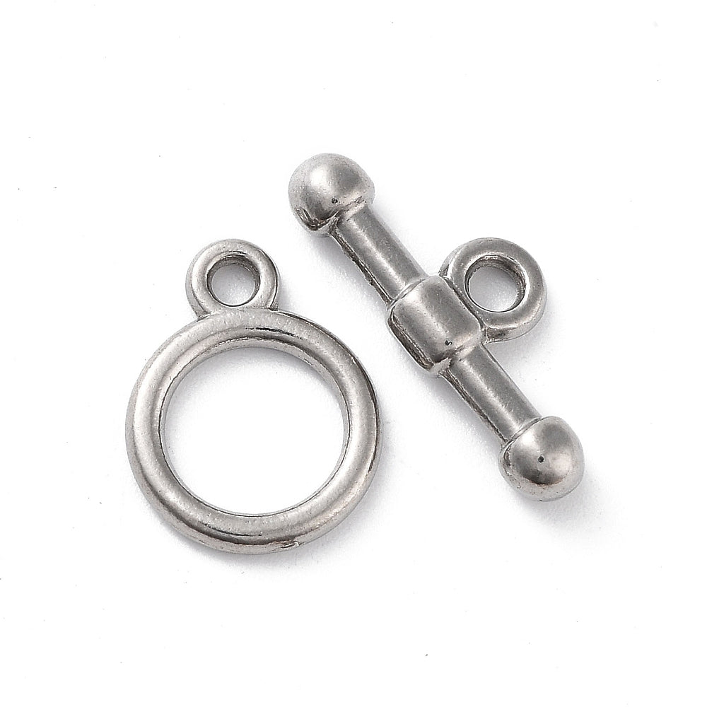 Kapittelsluiting RVS Zilver 13x10mm - per set-Sluitingen-Kraaltjes van Renate