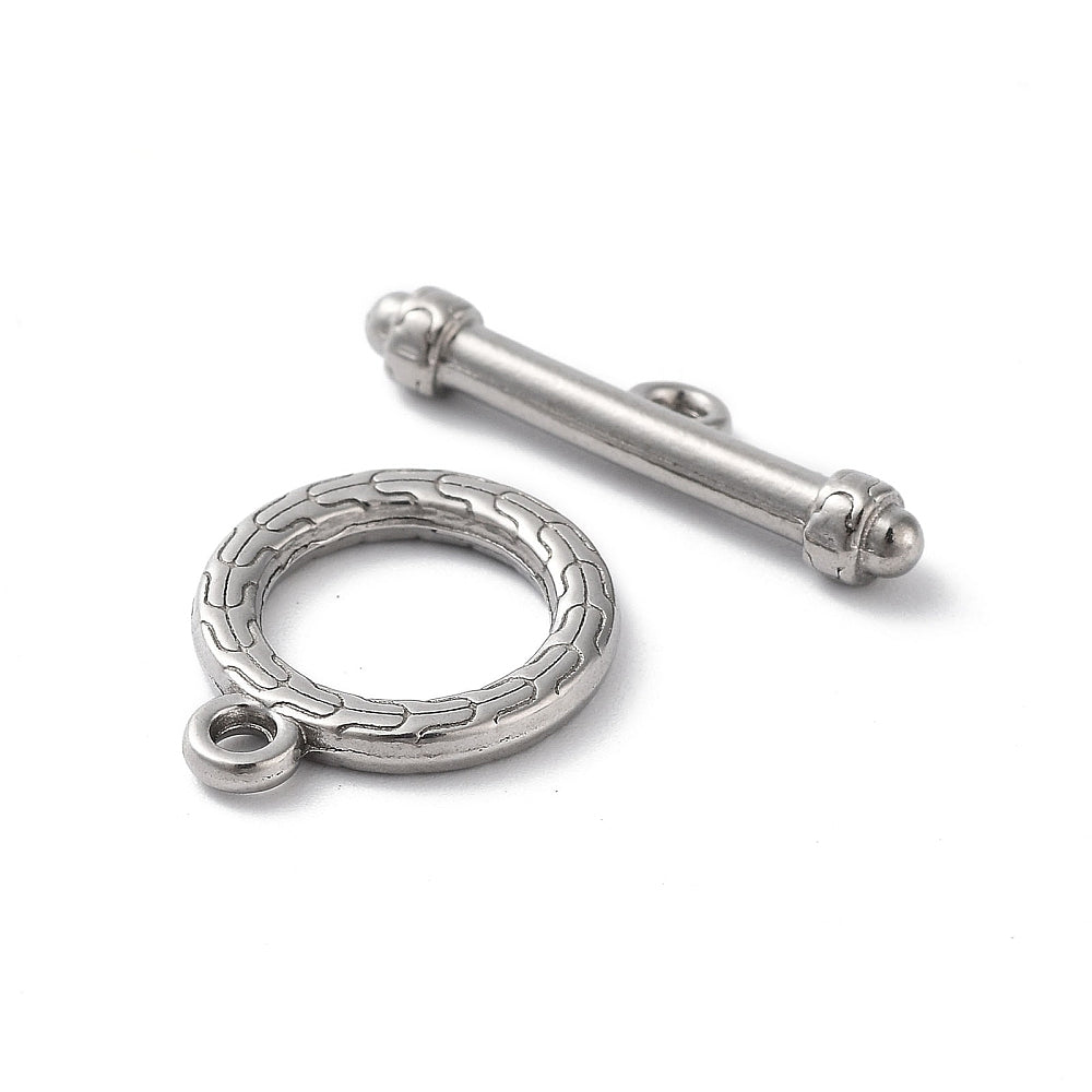 Kapittelsluiting RVS Zilver 17x13.5mm - per set (kopie)-Sluitingen-Kraaltjes van Renate
