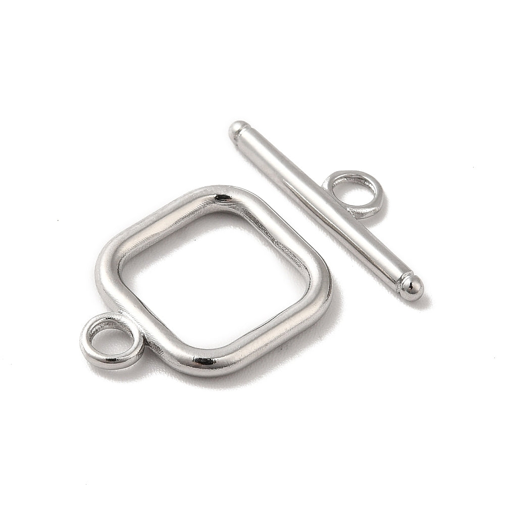 Kapittelsluiting RVS Zilver 18x13.5mm - per set (kopie)-Sluitingen-Kraaltjes van Renate