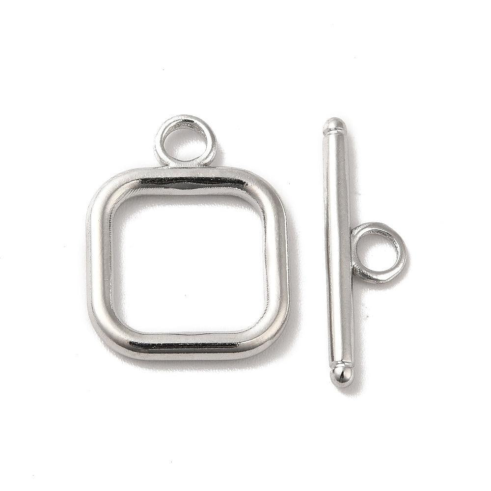 Kapittelsluiting RVS Zilver 18x13.5mm - per set (kopie)-Sluitingen-Kraaltjes van Renate