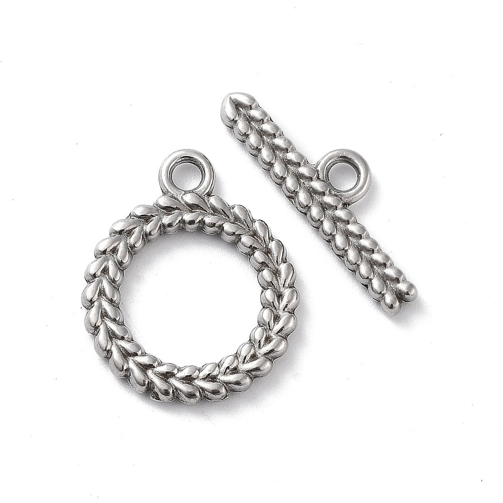 Kapittelsluiting RVS Zilver 19x16mm - per set (kopie)-Sluitingen-Kraaltjes van Renate