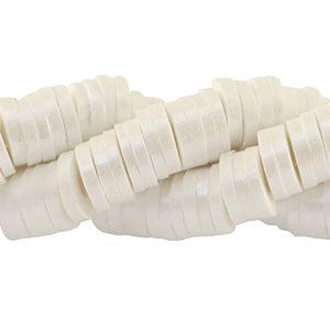 Katsuki kralen 4mm White-pearl shine coating ±20cm-Kralen-Kraaltjes van Renate