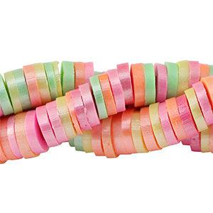 Katsuki kralen 6mm Multicolour-pearl shine coating ±20cm-Kralen-Kraaltjes van Renate