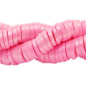 Katsuki kralen 6mm Spring azalea pink-pearl shine coating ±20cm-Kralen-Kraaltjes van Renate