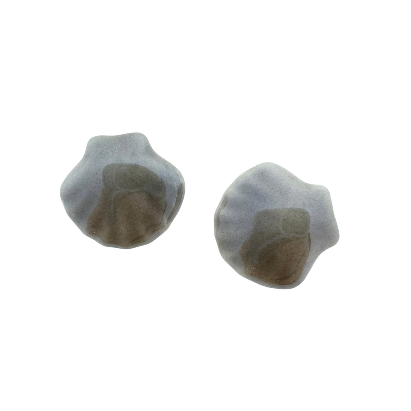 Keramiek kraal schelp grijs 14x8mm-Kralen-Kraaltjes van Renate