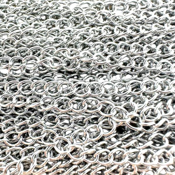 Ketting Curb Chains Twisted 4x3x0.6mm- per 10cm-ketting-Kraaltjes van Renate