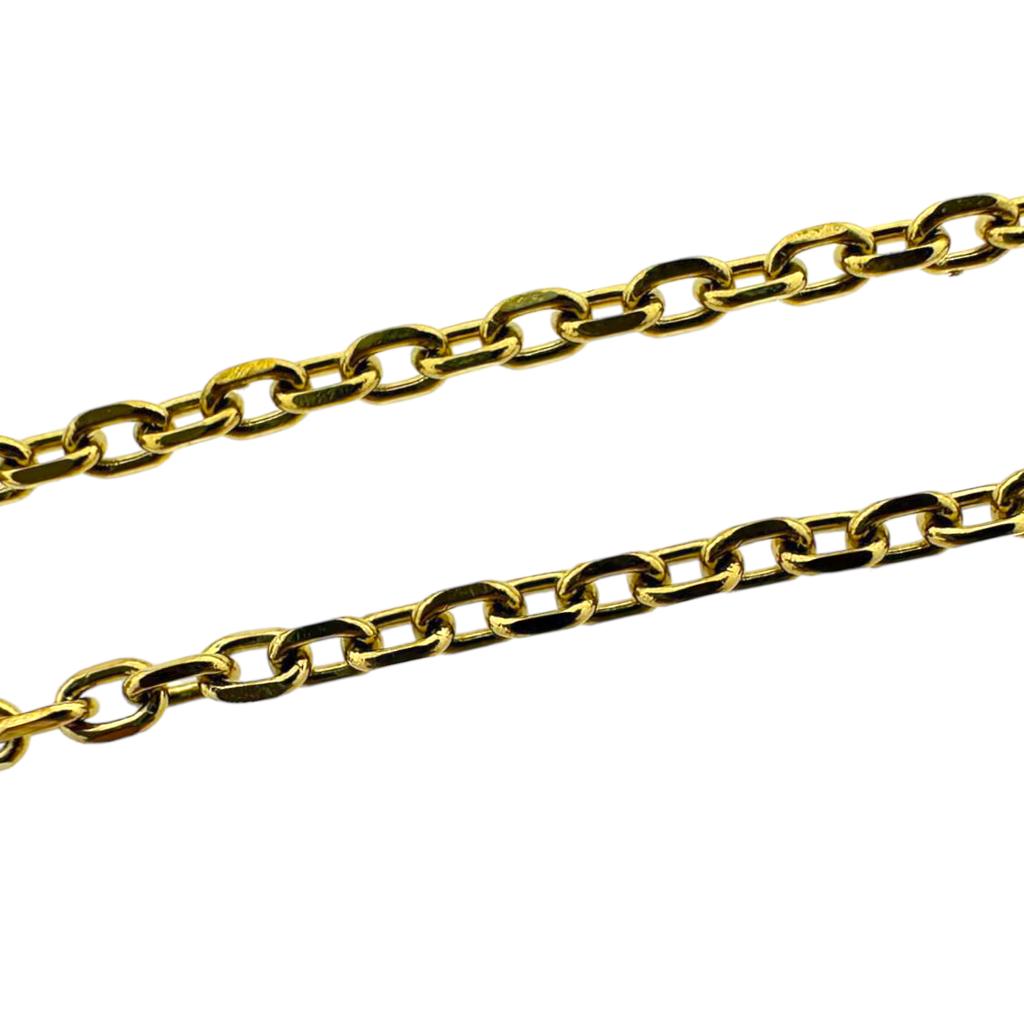 Ketting ovaal 21K goud Plating 1,8x2,5mm - prijs per 10cm-ketting-Kraaltjes van Renate