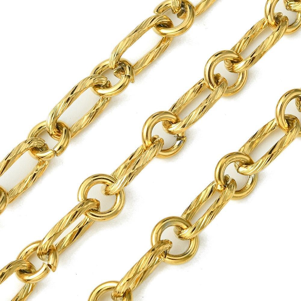 14 Karaat Gouden Gourmet Schakel Ketting | sierraden 14 Karaat Gouden Gourmet Schakel Ketting | sierraden