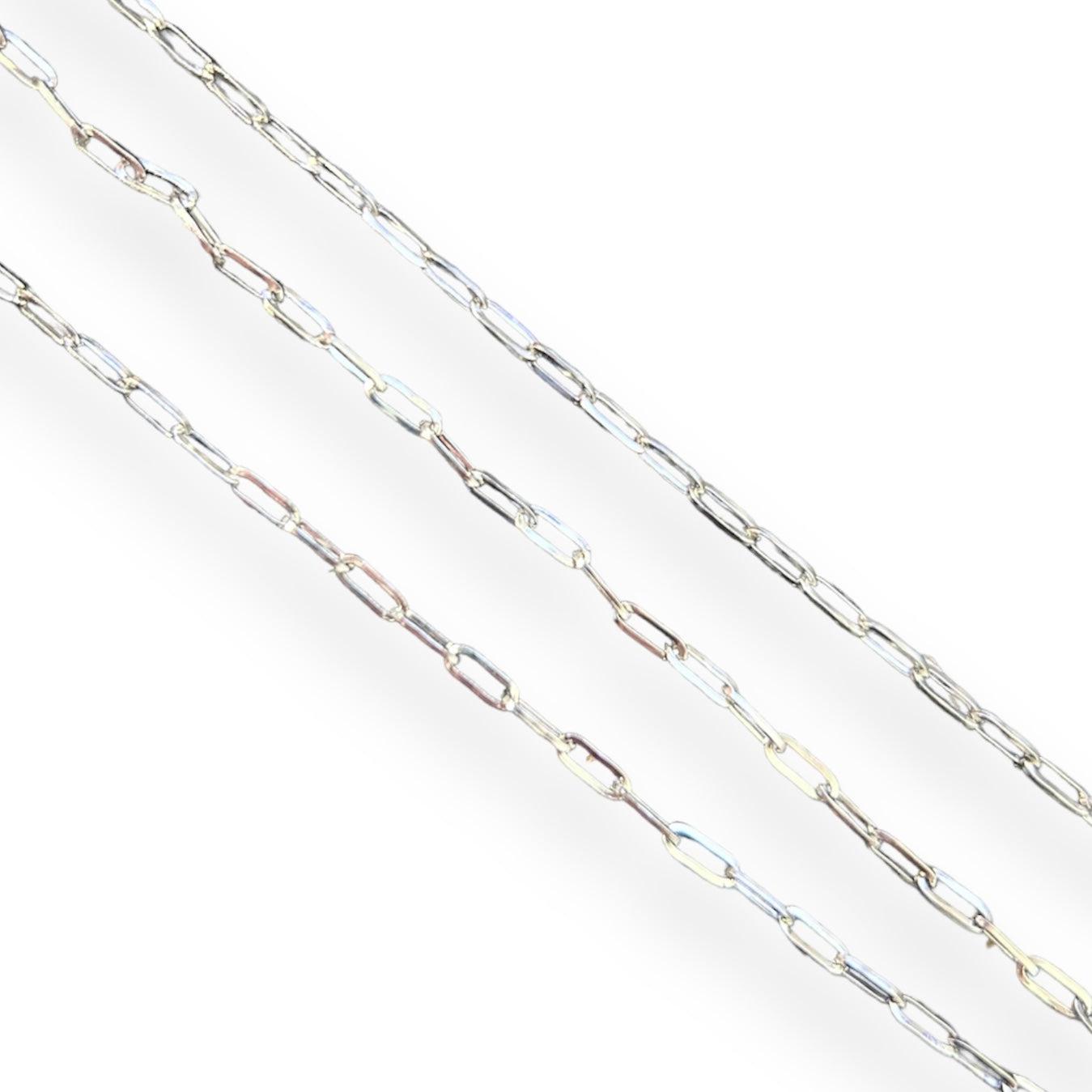 Ketting schakels RVS zilver 6x2,6mm - prijs per 10cm-ketting-Kraaltjes van Renate