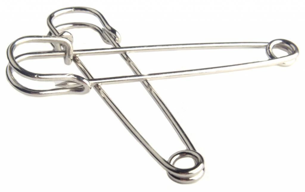 Kilt speld Zilver 70x18mm-Kraaltjes van Renate