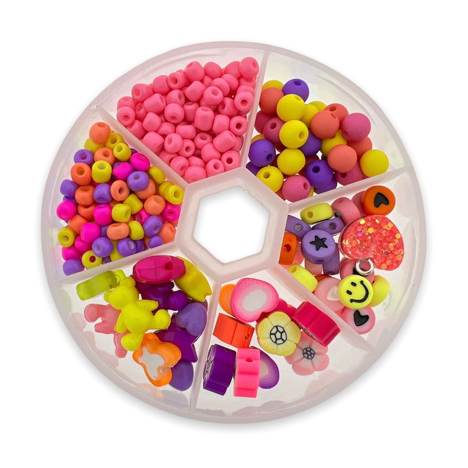 Kinderfeestjes box middel fluor-roze-DIY-Kraaltjes van Renate