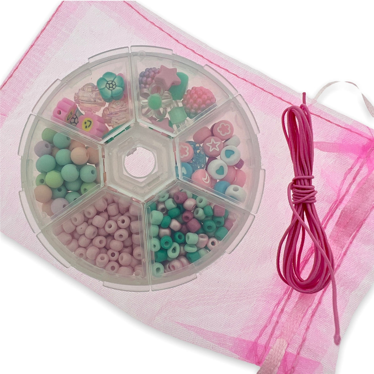 Kinderfeestjes box middel pastel-roze-DIY-Kraaltjes van Renate
