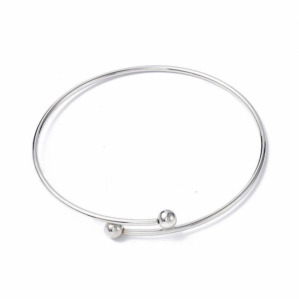 Klemarmband Basis Verstelbaar RVS Zilver 7.1cm - per stuk-Gereedschap-Kraaltjes van Renate