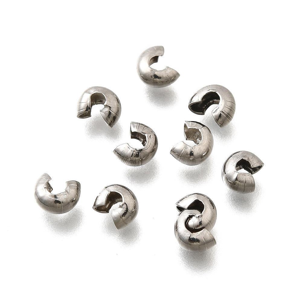 Knijpkraal Verberger RVS 5.5mm Zilver - zakje (8 stuks)-Onderdelen-Kraaltjes van Renate